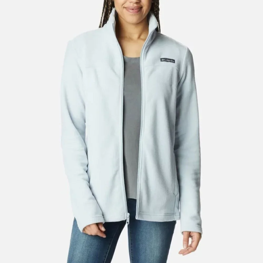 Women's Columbia Grey Castle Dale Full Zip Fleece Jacket Size: M - Picture 6 of 6